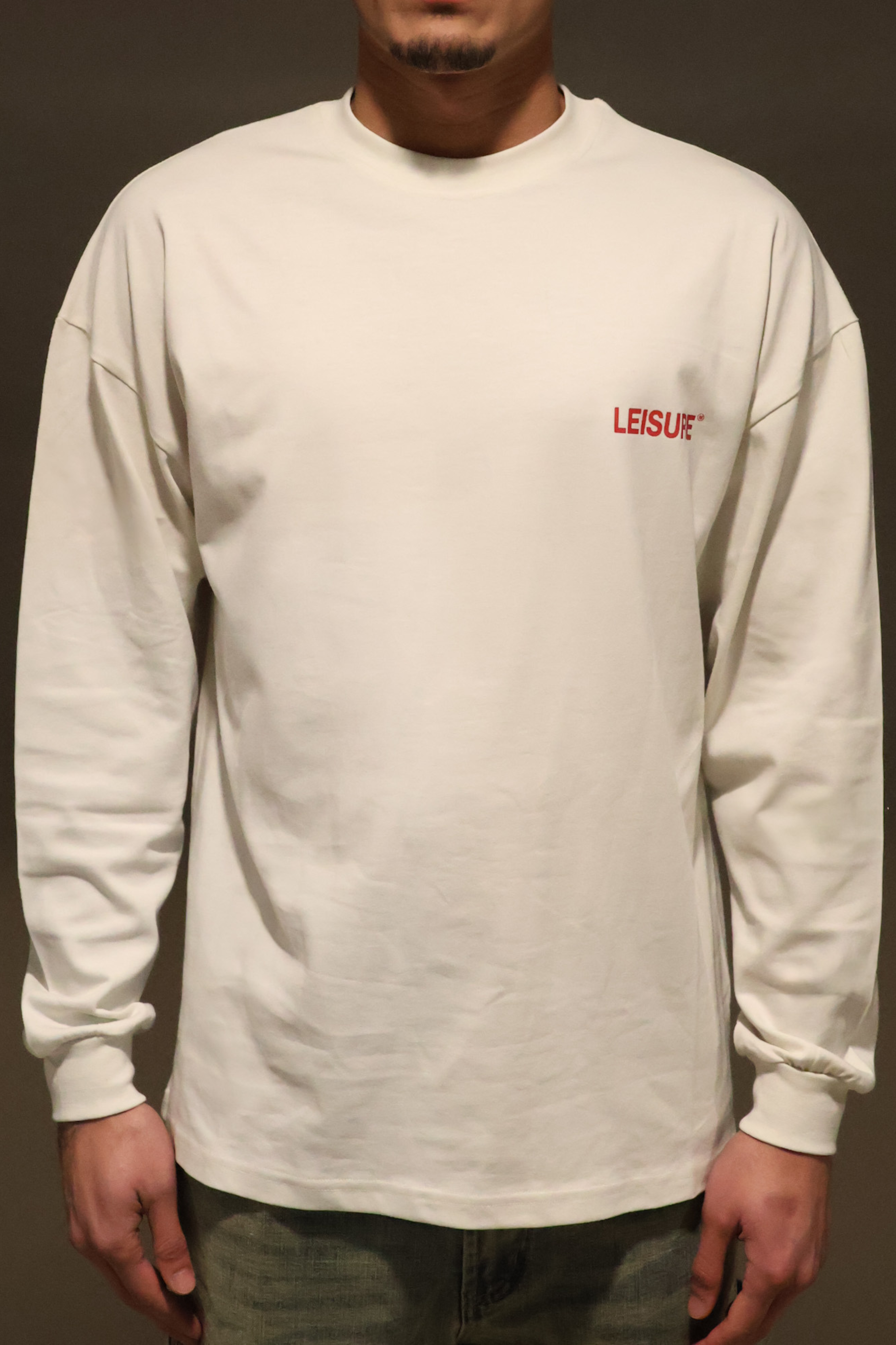 RASPBERRY LONG SLEEVE - VINTAGE WHITE