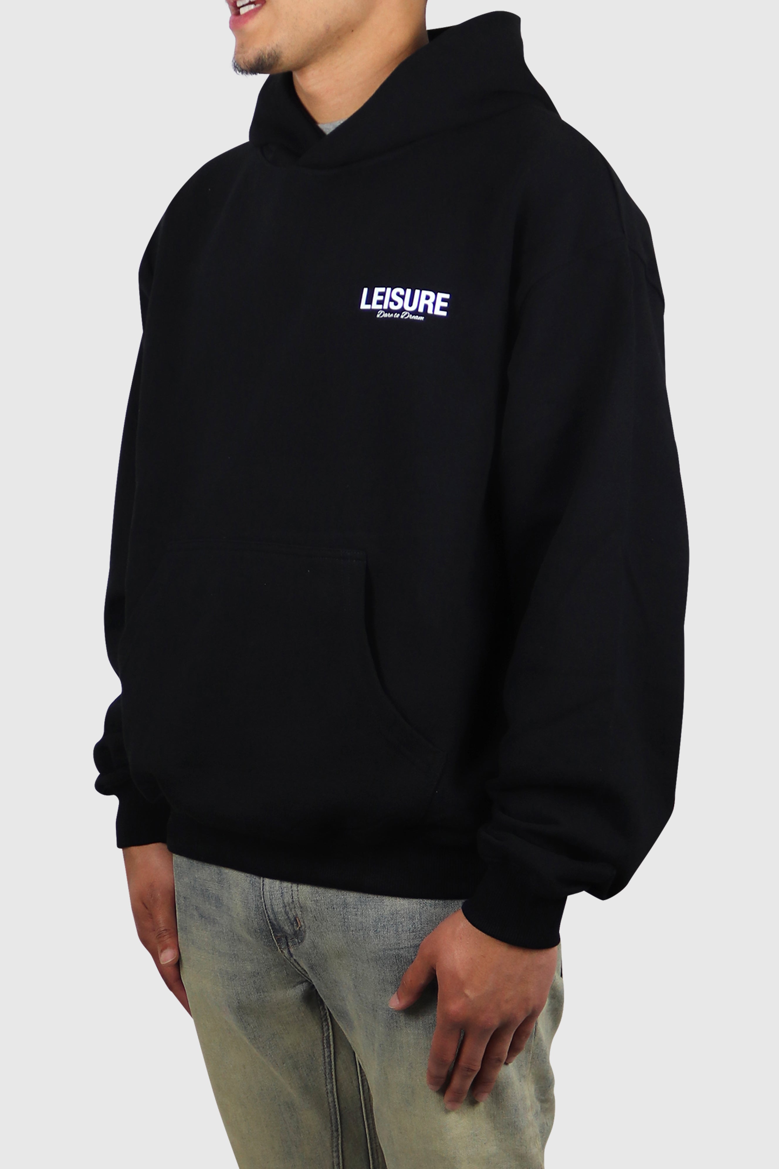 DARE TO DREAM HOODIE - BLACK