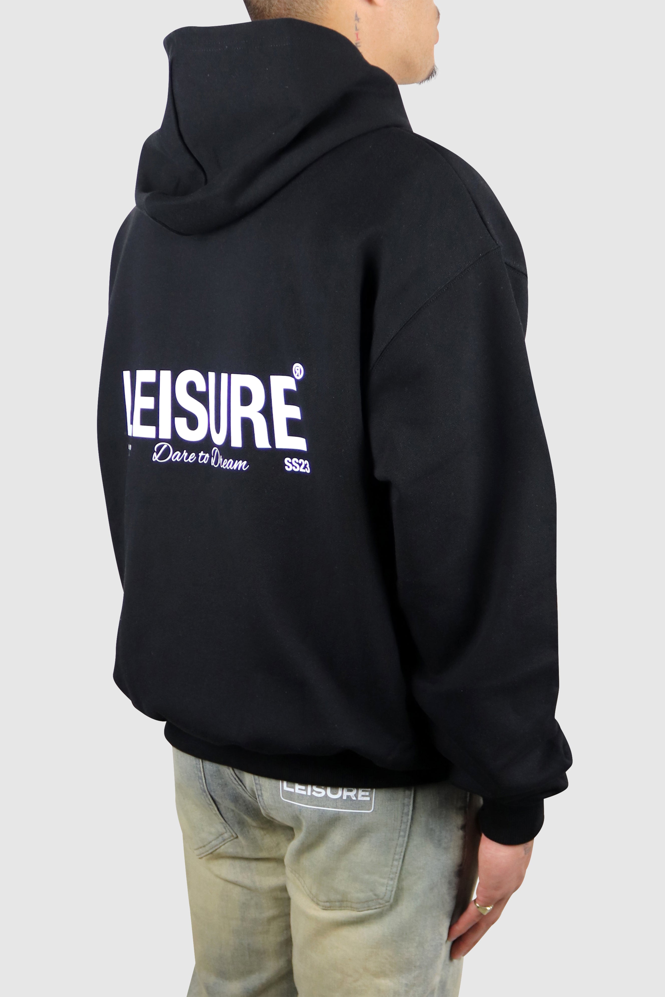 DARE TO DREAM HOODIE - BLACK