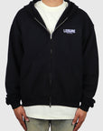 DARE TO DREAM ZIP HOODIE - BLACK