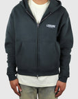 DARE TO DREAM ZIP HOODIE - DARK GREY