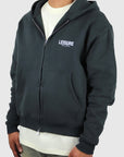 DARE TO DREAM ZIP HOODIE - DARK GREY